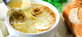 Луковый суп по-французски